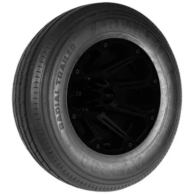 Fresh Stock ST225/75R15 Advanta AV3200 All Steel 121/118N LRF Black Wall Tire 1954102255