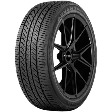 275/35R20 Yokohama Advan Sport A/S+ 102Y XL Black Wall Tire 110140669 Trending
