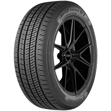 Holiday Sale 245/45R20 Yokohama Avid Ascend GT 99V SL Black Wall Tire 110132750