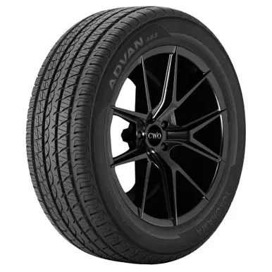 Weekend Sale P225/45R19 Yokohama Advan A83A 92V SL Black Wall Tire 110183050