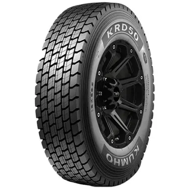 245/70R19.5 Kumho KRD50 137/135M LRH Black Wall Tire 2141483 Bulk Order