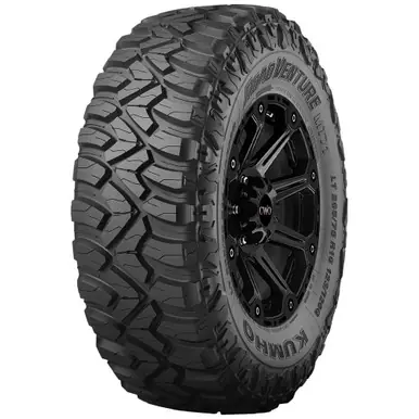 Budget LT285/70R17 Kumho Road Venture MT71 121/118Q LRE Black Wall Tire 2262653
