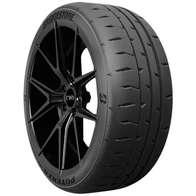 Crafted 275/35R19 Bridgestone Potenza RE71RS 96W XL Black Wall Tire 006-164