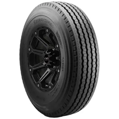 Best Choice 8R19.5 Bridgestone R187 Metro 152/150L LRF Black Wall Tire 267-775