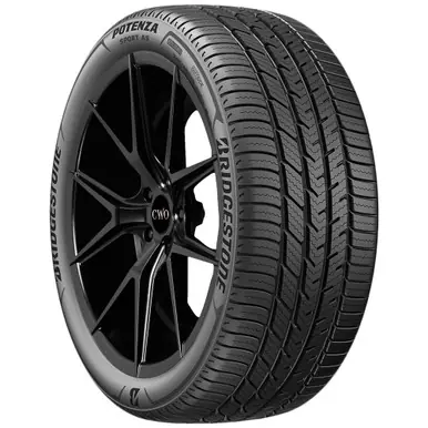Must Have 255/45R20 Bridgestone Potenza Sport A/S 105Y XL Black Wall Tire 011-943