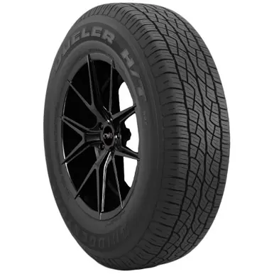Buy Direct 235/55R18 Bridgestone Dueler H/T 687 100H SL Black Wall Tire 001-785