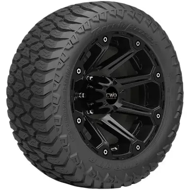 35x12.50R20LT Amp Tires Terrain Attack A/T 121R LRE Black Wall Tire 35-125020AMP/CA3 Secure Checkout