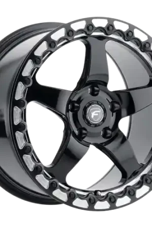 Latest Forgestar D5 Beadlock 5x120.65 15x10 +50 Gloss Black Machined