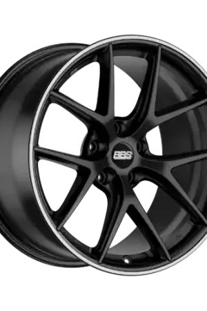 Premium BBS CI-R 5x120 19x9.5 +40 Satin Black Polished Rim Protector
