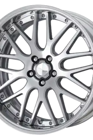 Work Lanvec Lm1 5x100 18x8.5+22 O Disk Machine Silver Polish Genuine