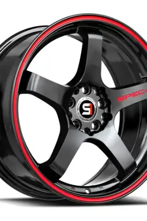 Viral Spec-1 SPT-31 5x100/5x114.3 20x9 +38 Gloss Black & Red Line