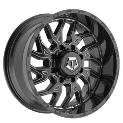 TIS 544BM 2.0 5x127/5x139.7 20x9 +01 GLOSS BLACK MILLED Save Now