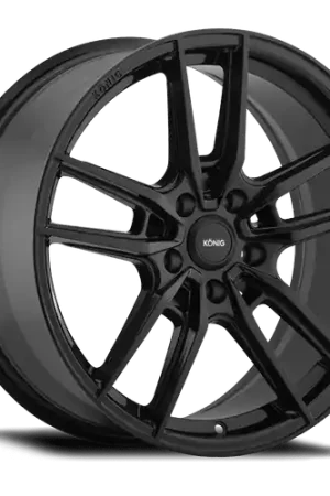 Crafted Konig Myth 5x114.3 17x8+43 Gloss Black