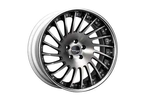 SSR CV05 5X112 19X11.5+12 NR Disk Galaxy Clear Black Hassle-Free Returns