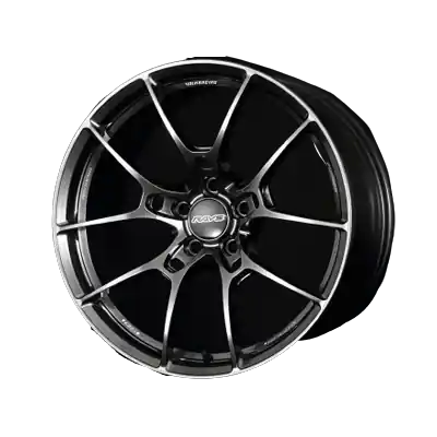 Volk Racing G025 5x112 18x7.5+42 Shining Black Metal / Rim Edge DC Best Seller