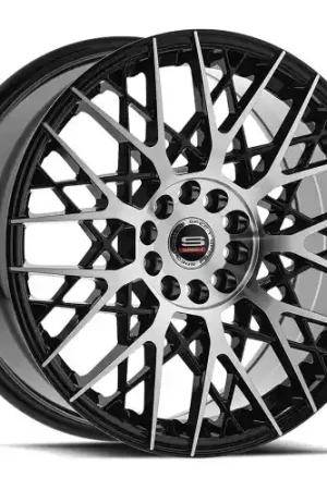 New Release Spec-1 SP-53 5x114.3/5x120 17x7.5 +42 Gloss Black & Machined
