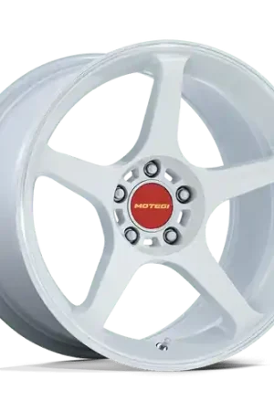 Authentic Motegi MR159 BATTLE V 5X114.3 18x10.5 +35 MATSURI WHITE PEARL W/ MACHINED LIP STRIPE