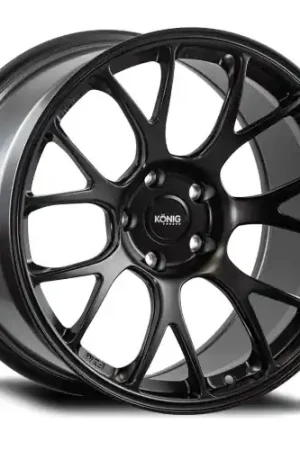 Konig Forged F1M 5X114.3 18x8.5+35 Satin Black Knurled Bead Cheap