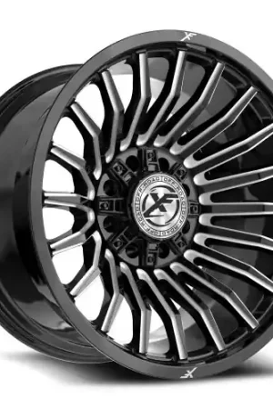 XF Off-Road XF-231 8x165.1/8x170 24x14 -76 Gloss Black & Milled Today Only