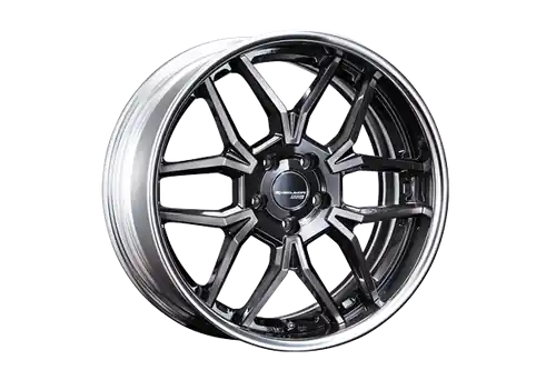 Crafted SSR EX06 5x114.3 19X8.5+38 SL Disk  Galaxy Clear Black