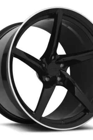 MRR Forged F25 5x120 20x10 +30 Gloss Black fit Corvette C8 Editor’s Pick