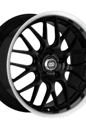 Handmade Enkei Lusso 5x114.3 18x7.5+42 Black w/ Machined Lip