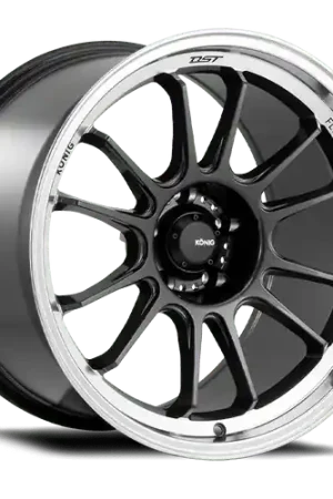 Konig Hypergram 5x114.3 18x9.5+35 Metallic Carbon w/ Machined Lip Next Day Delivery