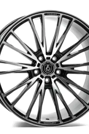 Axe CF2 5x127 22X10.5+38 BLACK AND POLISHED FACE Limited Edition