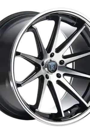 Must Have Rohana RFC10 5x120 22x9+30 Machine Black/Chrome Lip