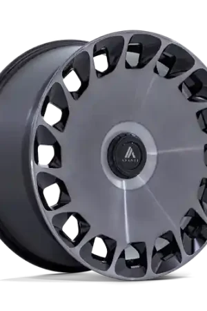 Asanti Black ABL-45 ARISTOCRAT 5X112/5X120 22X10.5 +38 GLOSS BLACK MACHINED FACE WITH DDT Original