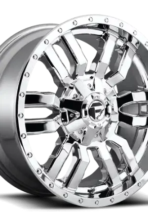 Limited Time Fuel 1PC D631 SLEDGE 5X139.7/5X150 20X9 +1 CHROME PLATED