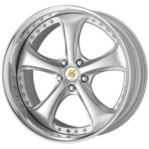 Same Day Shipping Work Wheels VS-KF 5x100 20x15-30 Light Grey Silver O Disk FULL REVERSE