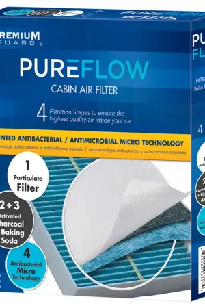 PUREFLOW 2024 Chevrolet Silverado 4500 HD Cabin Air Filter with Antibacterial Technology, PC9958X In Demand