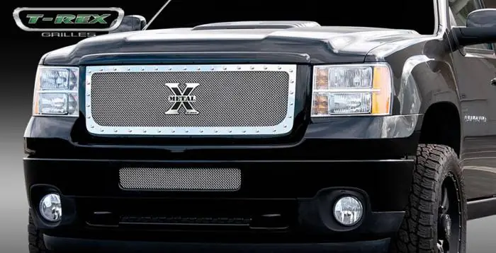 Mega Sale GMC Sierra T-Rex X-Metal Series Studded Main Grille - Polished Stainless Steel - 6712090