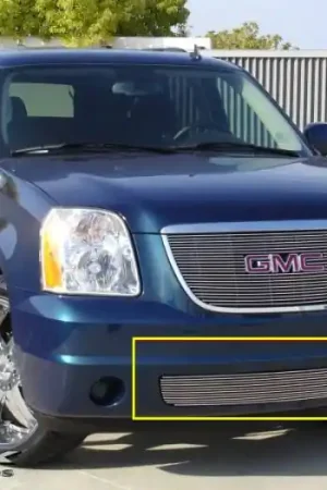 Certified GMC Yukon T-Rex Bumper Billet Grille Insert with Tow Hooks Removed - 12 Bars - 25172