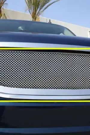 Handmade GMC Yukon T-Rex Grille Assembly - Aftermarket Chrome Shell with Mesh - 50172
