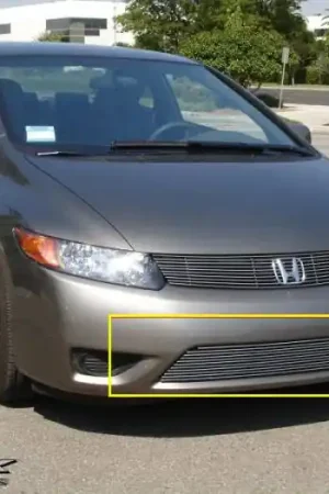 Honda Civic 2DR T-Rex Bumper Billet Grille Insert - 11 Bars - 25736 High Quality