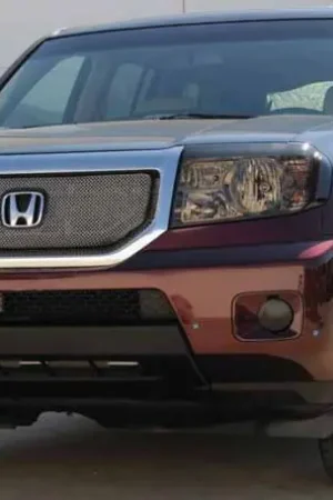 Weekend Sale Honda Pilot T-Rex Sport Series Formed Mesh Grille - Stainless Steel - Triple Chrome Plated with Logo Opening - 44705
