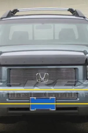 Price Drop Honda Ridgeline T-Rex Bumper Billet Grille Insert - Center & Sides - 3PC - 25733