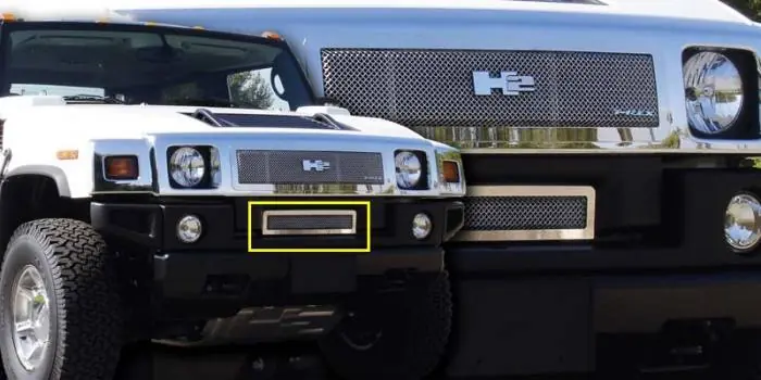 Warranty Included Hummer H2 T-Rex Upper Class Polished Stainless Bumper Mesh Grille - 55295