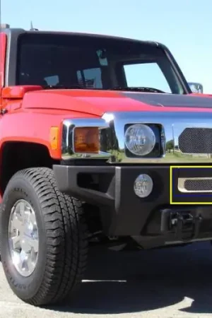 Money Back Guarantee Hummer H3 T-Rex Upper Class Polished Stainless Bumper Mesh Grille - 55293