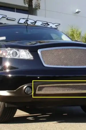 Infiniti FX T-Rex Upper Class Polished Stainless Bumper Mesh Grille - 55801 Price Drop