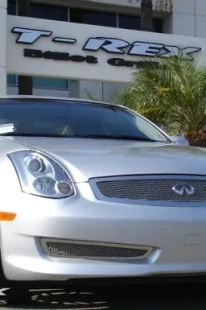 Weekend Sale Infiniti G35 2DR T-Rex Upper Class Polished Stainless Mesh Grille - 54797