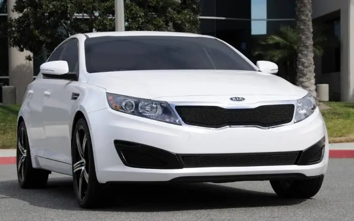 Kia Optima T-Rex Upper Class Mesh Grille - All Black with Formed Mesh Center - 51320 Budget