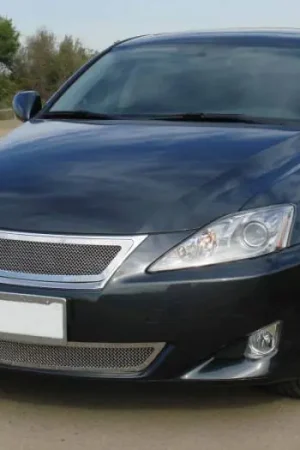 Premium Lexus IS T-Rex Upper Class Polished Stainless Mesh Grille - 54647