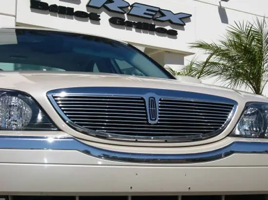 Lincoln LS T-Rex Billet Grille Insert with Lower Billet Molding - 11 Bars - 20710 While Supplies Last