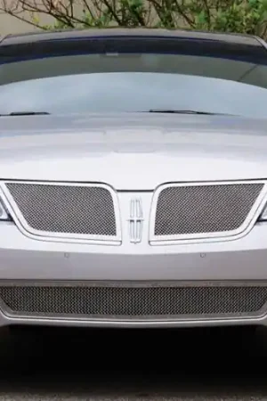 Lincoln MKS T-Rex Upper Class Polished Stainless Mesh Grille with Formed Mesh Center - 2PC - 54718 Viral