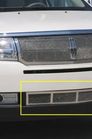 Lincoln MKX T-Rex Upper Class Polished Stainless Bumper Mesh Grille - 55717 Secure Checkout
