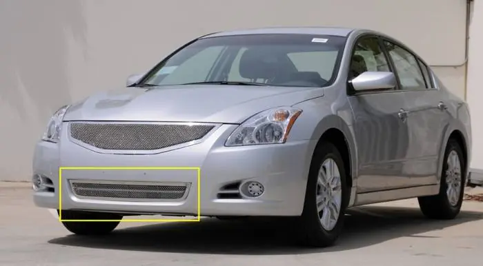 Warranty Included Nissan Altima T-Rex Upper Class Polished Stainless Bumper Mesh Grille - 55767