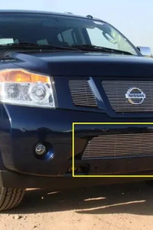 Fan Favorite Nissan Armada T-Rex Bumper Billet Grille - 25782